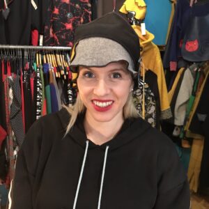 HAT ANA - BLACK AND GRAY AND YELLOW